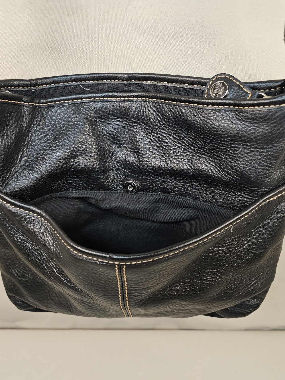 The Sak Leather Crossbody Bag - Black - Picture 5 of 15